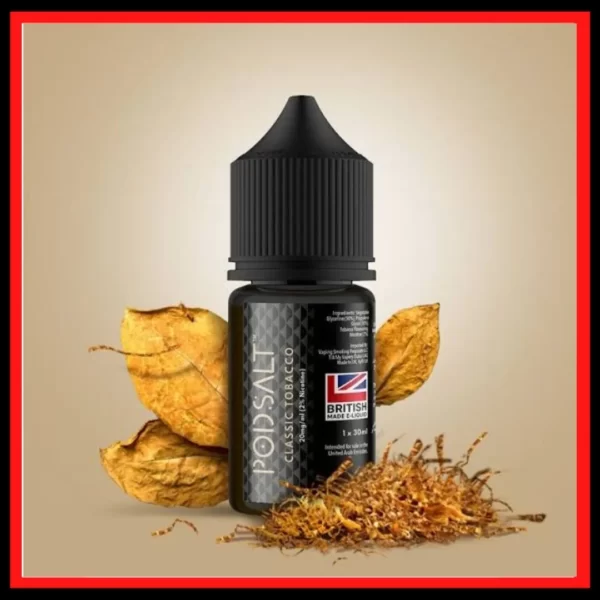 POD SALT CORE CLASSIC TOBACCO 30ML SALT NIC E-LIQUID- 20MG