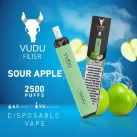 VUDU FILTER DISPOSABLE 2500 PUFFS (50MG)