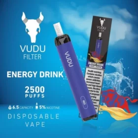 VUDU FILTER DISPOSABLE 2500 PUFFS (50MG)