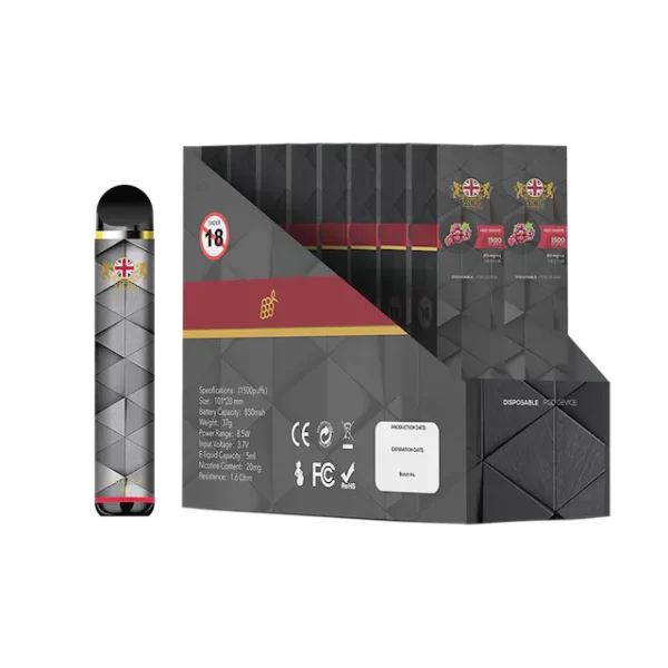 VICIG Red Grape DISPOSABLE PODS - 1500 PUFFS